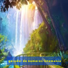 gerador de numeros lotomania